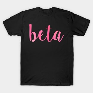 Pink Beta T-Shirt